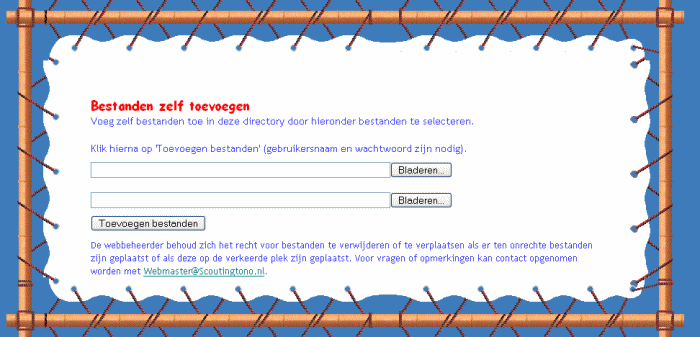 Zelf bestanden toevoegen