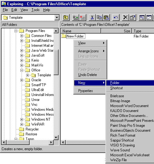 Maak een nieuwe folder aan met de naam Scouting. Plaats deze folder in de directory die je in stap 1 hebt opgezocht.